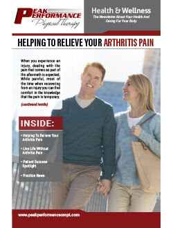 Helping Relieve Your Arthritis Pain
