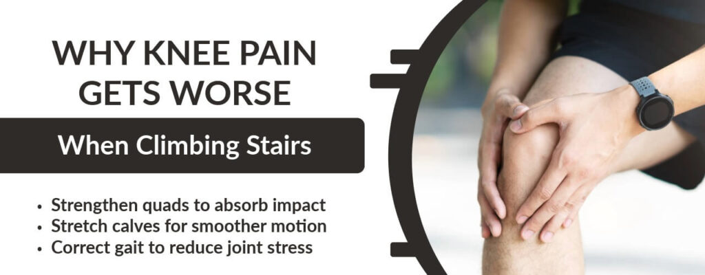 Why Knee Pain Gets Worse When Climbing Stairs